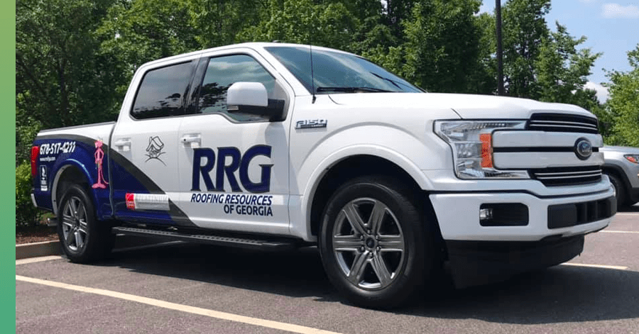 RRG roofing truck