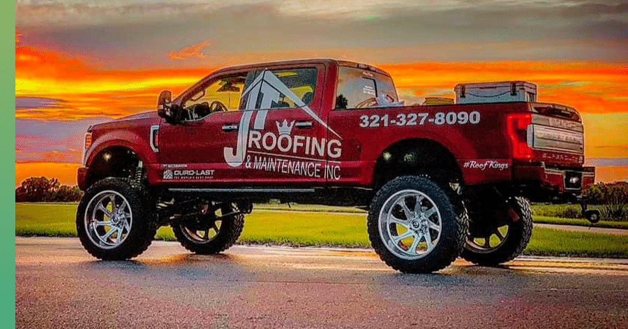 jt roofing truck