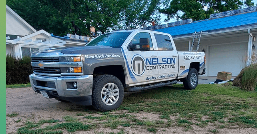 nelsons roofing pickup