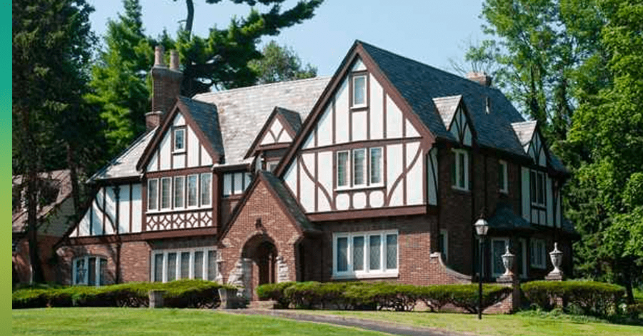 tudor house dormers