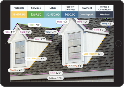 Roofing Estimator software