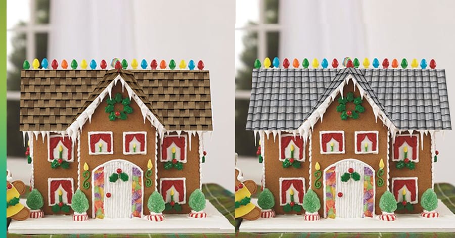 gingerbread house simulated