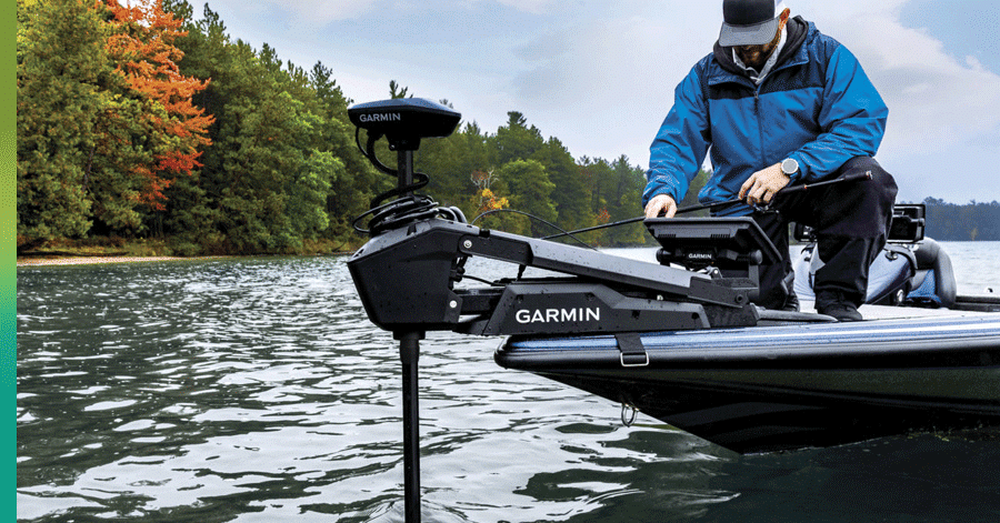 trolling motor garmin roofer