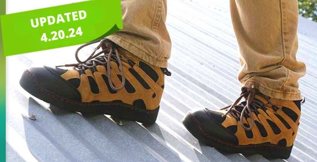 From roofing boots to sports-inspired work footwear-Here are our "best shoes for roofing"
