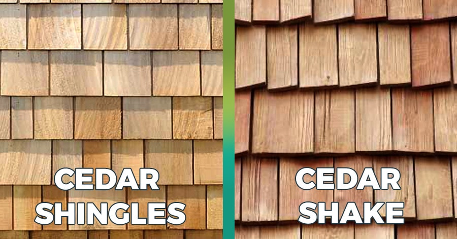 Wood Cedar Shake Shingles