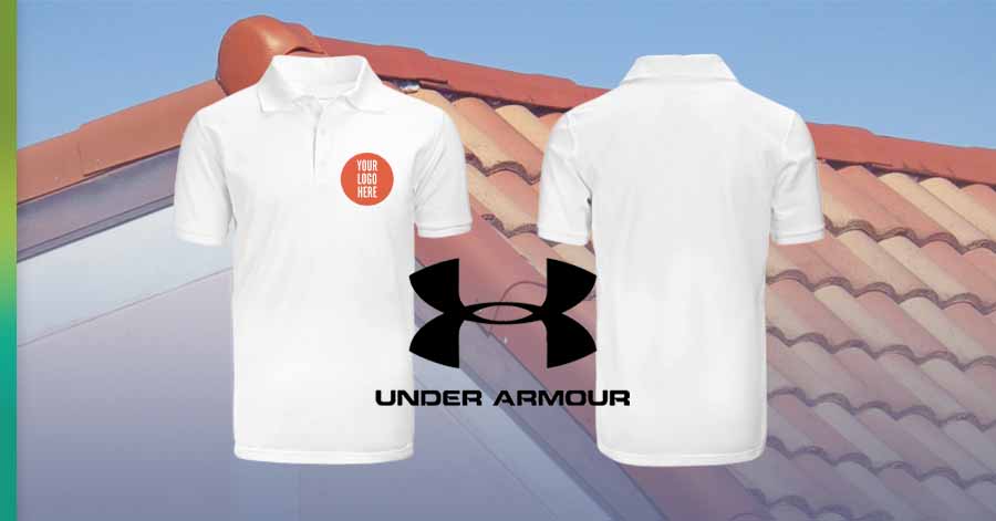 under armour roofing shirts
