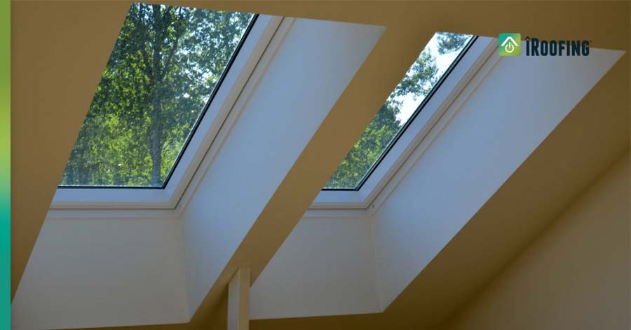 flat roof skylight