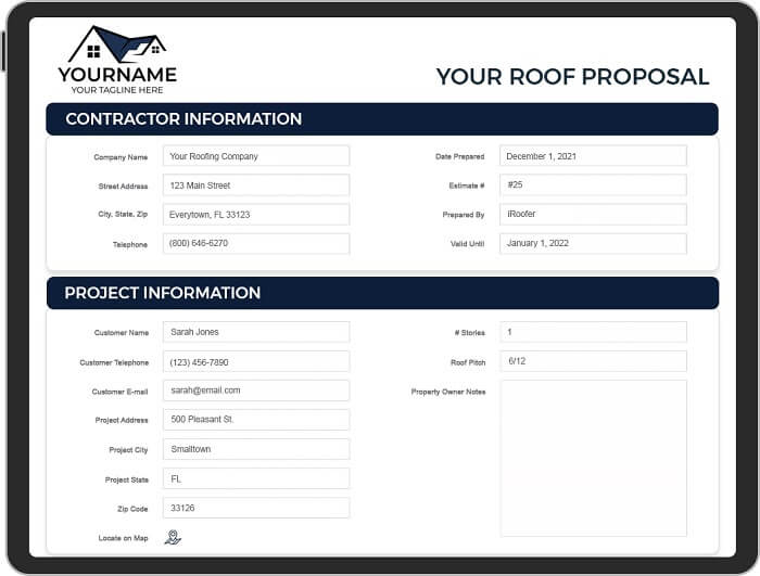 1 Roof estimating software Instant roof estimate app