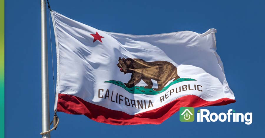 Roofing License CA Flag