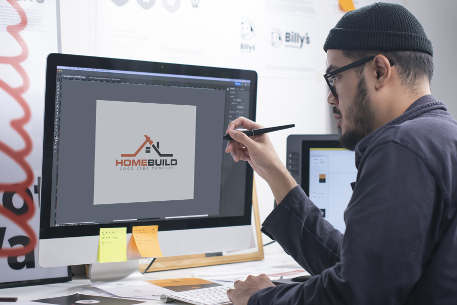 creating roofing logo